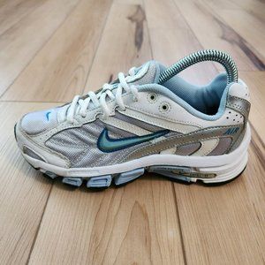 Nike Air Dual D Phylon Running Shoes Sneakers Gray Blue 313649-041 Women's 6.5